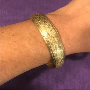Gold colored bracelet